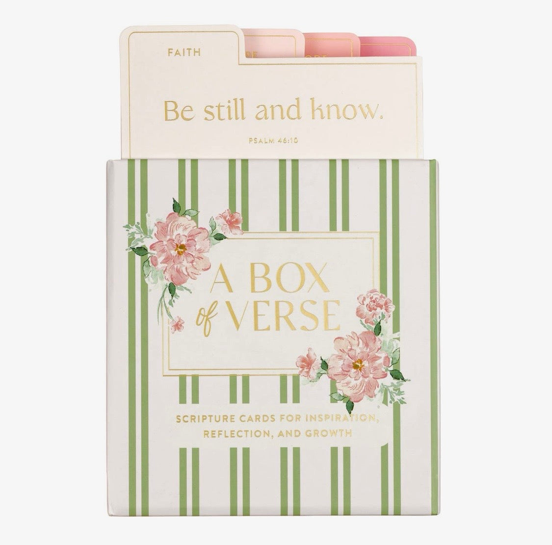 Blush Rose Box of Verse SCRIPTURE CARDS FOR INSPIRATION, REFLECTION, AND GROWTH