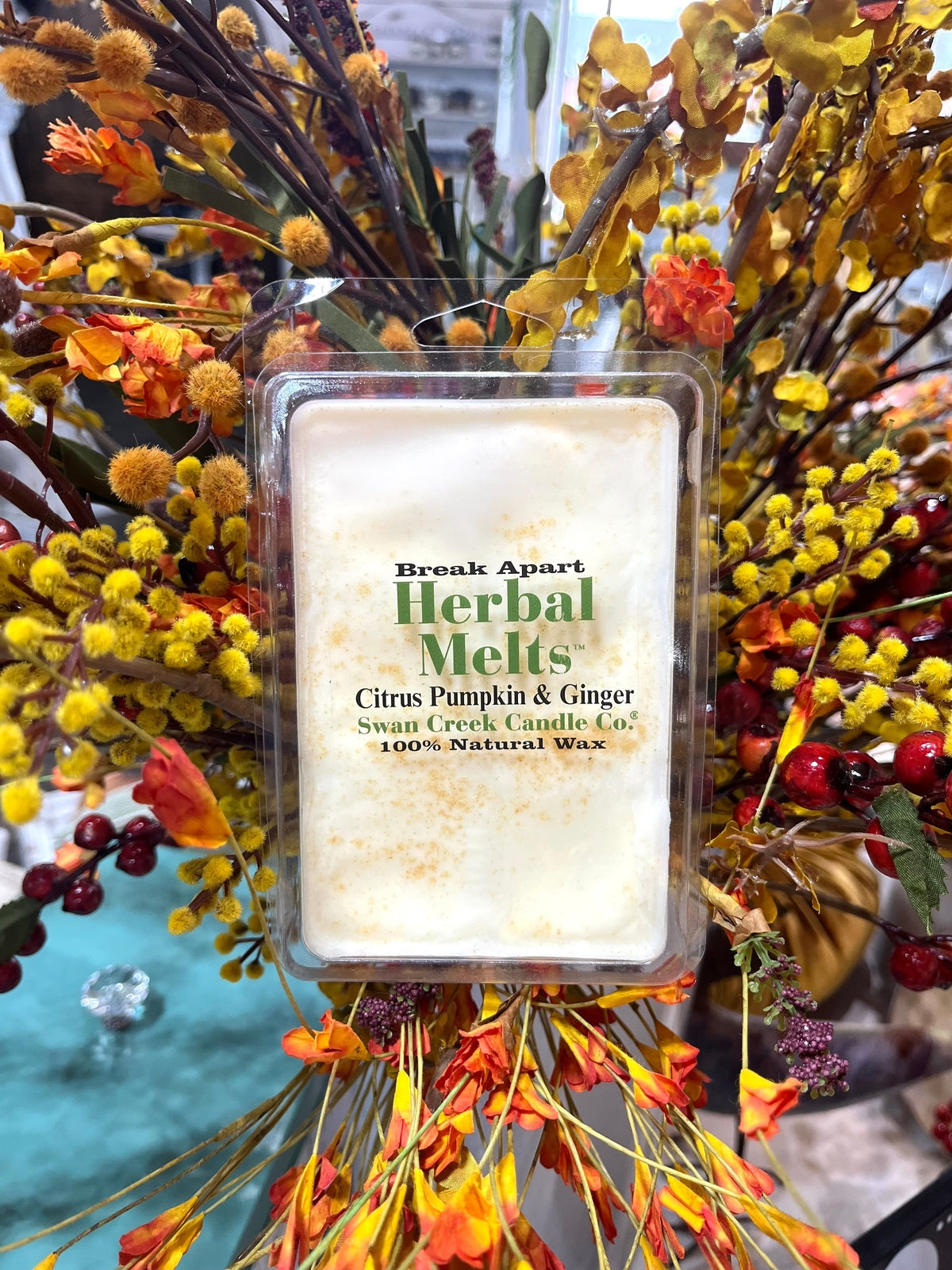 Swan Creek Herbal Wax Melts ~ Citrus Pumpkin & Ginger