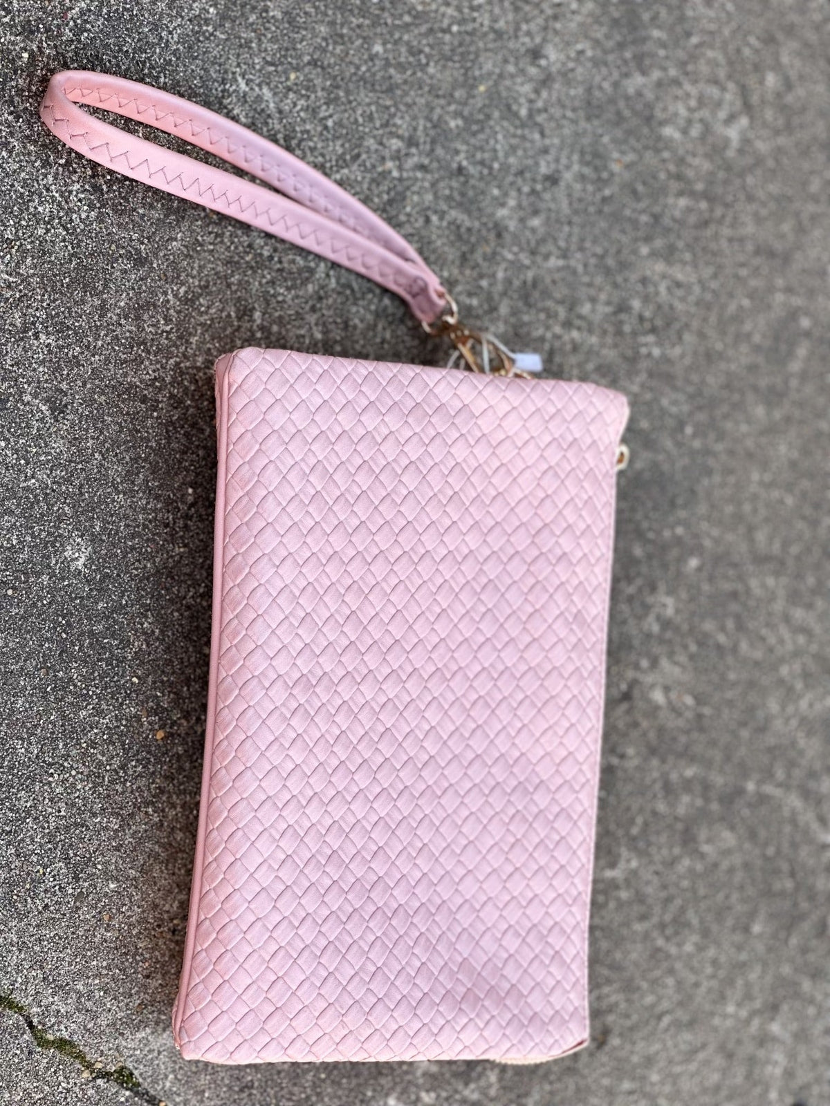 Pale Pink Perfection Wristlet Clutch