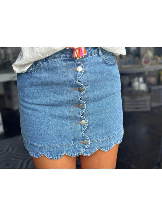 Your Big Sister Denim Skirt