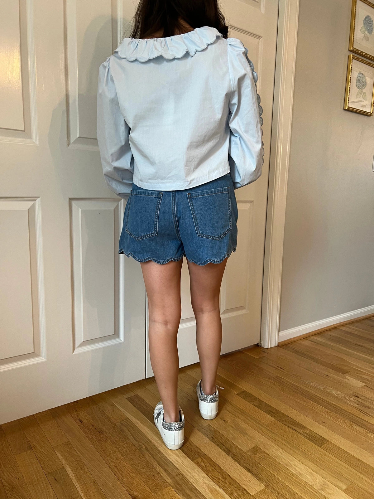 "Your Mom" Denim Shorts