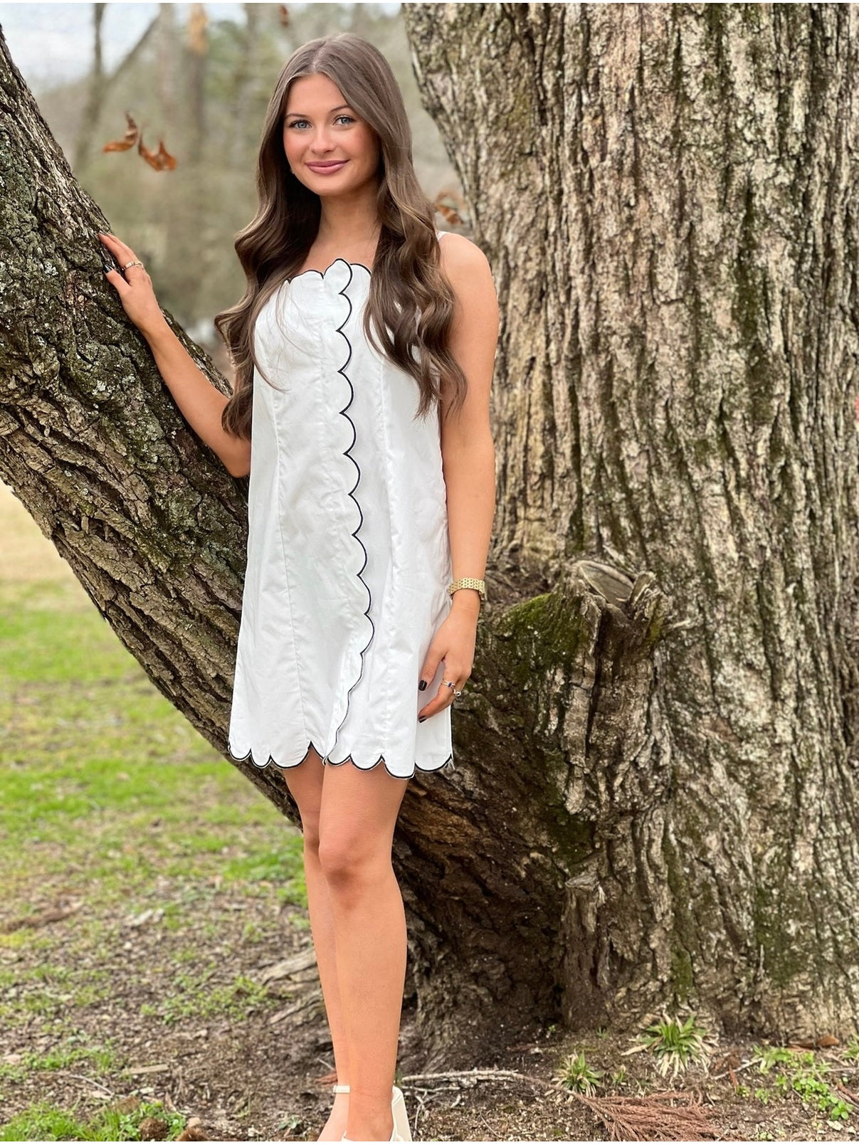 White Lotus Mini Dress