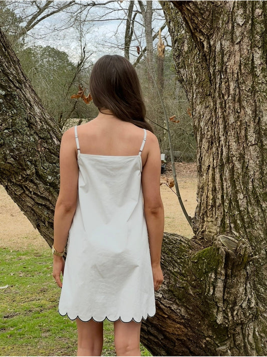 White Lotus Mini Dress
