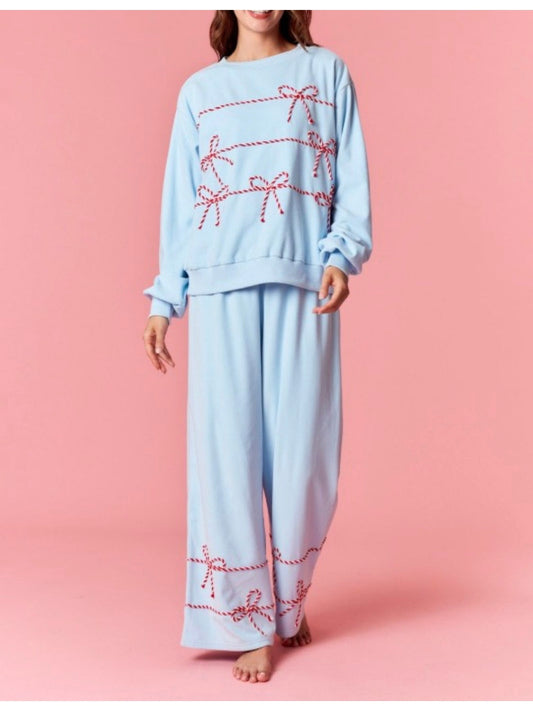 Twist Bow Sweatpants