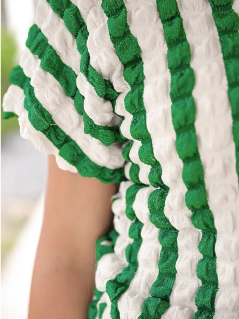 Bold And Bubbly Top, Green