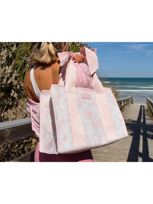 Case-Mate Afternoon Rosé Bow Jelly Tote Bag