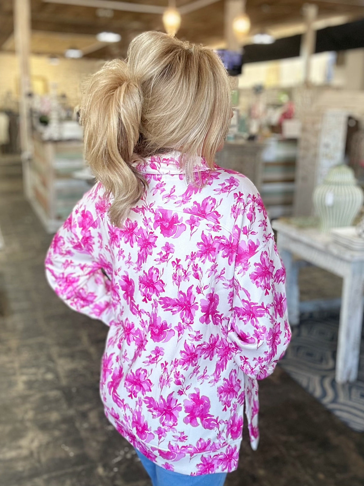 Everyday Pullover- Pink Regal Blossom