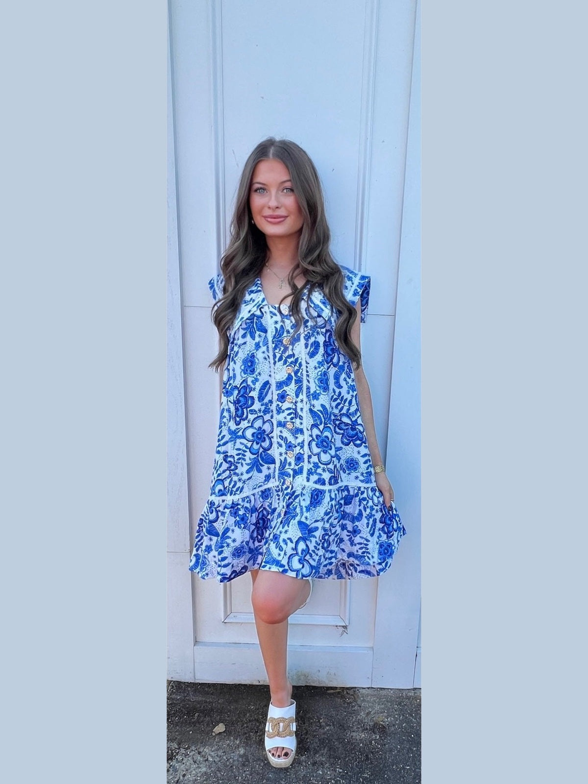 Thing Two Ruffle Hem Dress