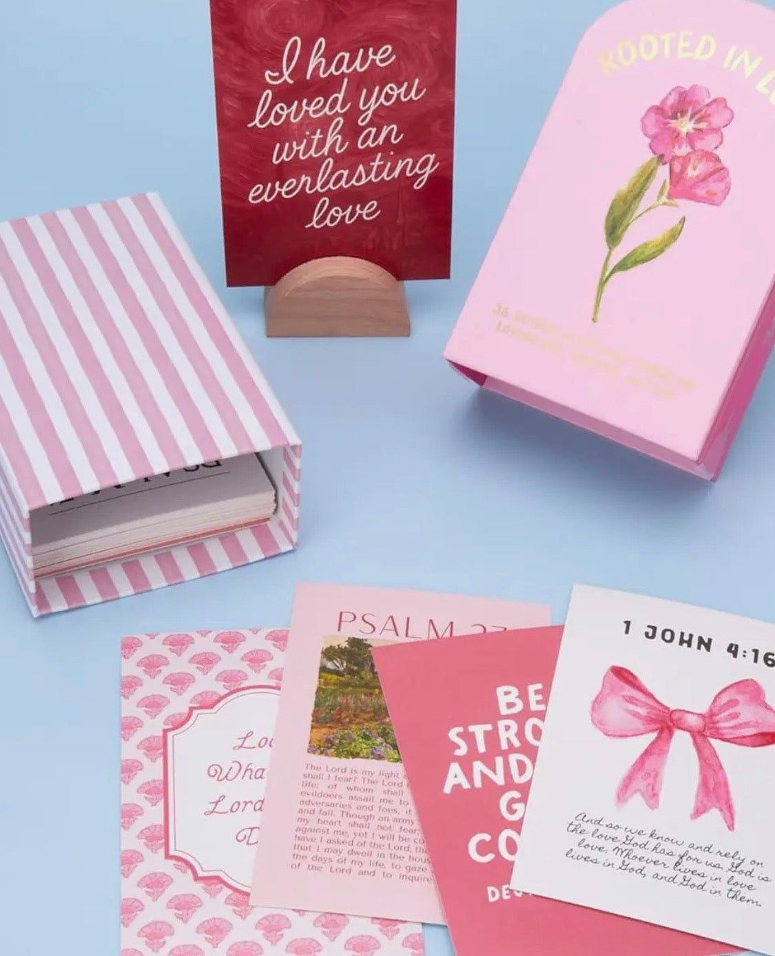 Faith Collection Guided Cards With Stand Rooted In Love