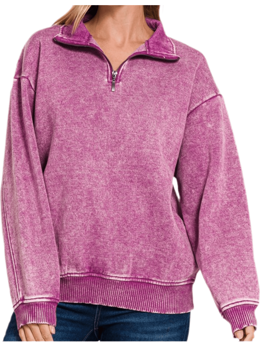 The Cozy Plum Pullover