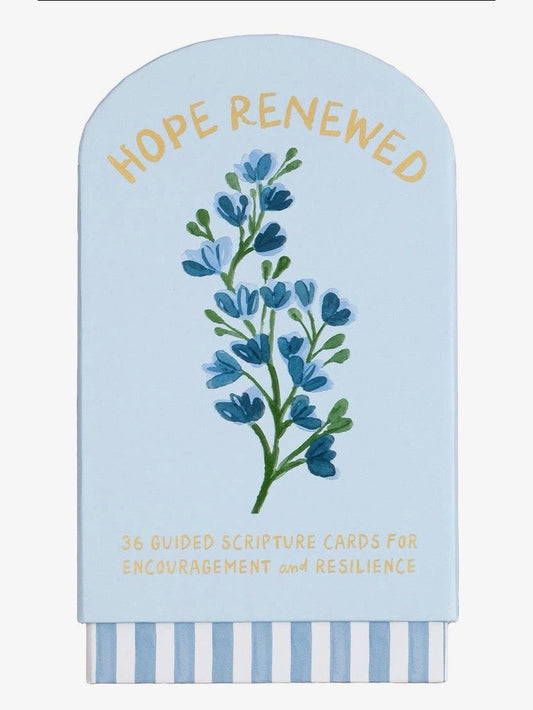 Faith Collection Guided Card's With Stand Hope Renewed