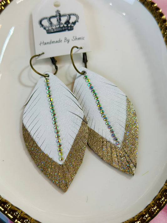 White Gold Shimmer Wings