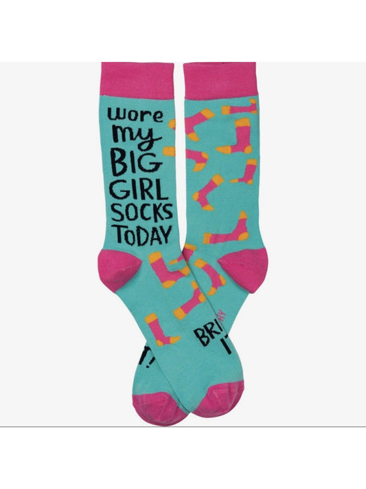 Wore my big girl socks today