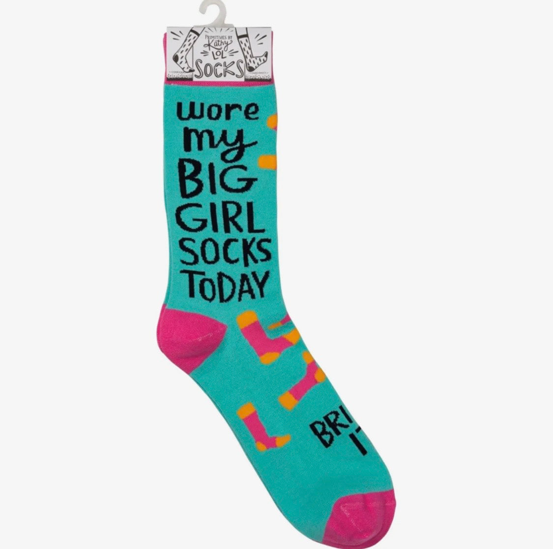 Wore my big girl socks today