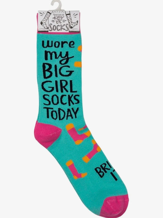 Wore my big girl socks today