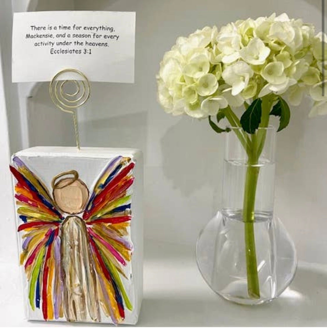 Angel Verse/ Picture Holder Block
