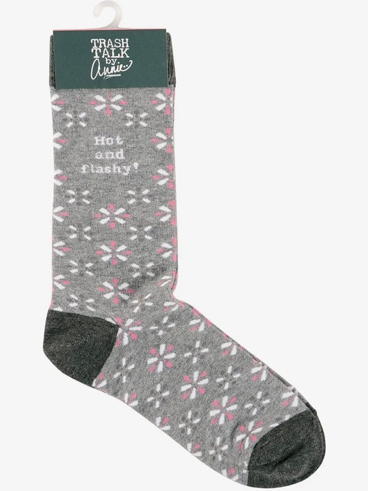 High and flashy socks