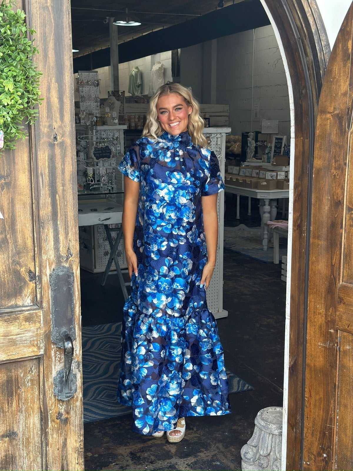 Luda Blue Maxi Dress