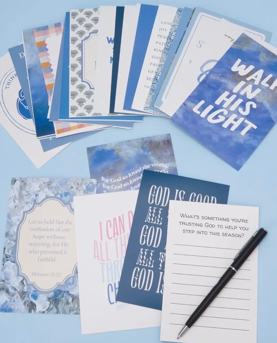 Faith Collection Guided Card's With Stand Hope Renewed