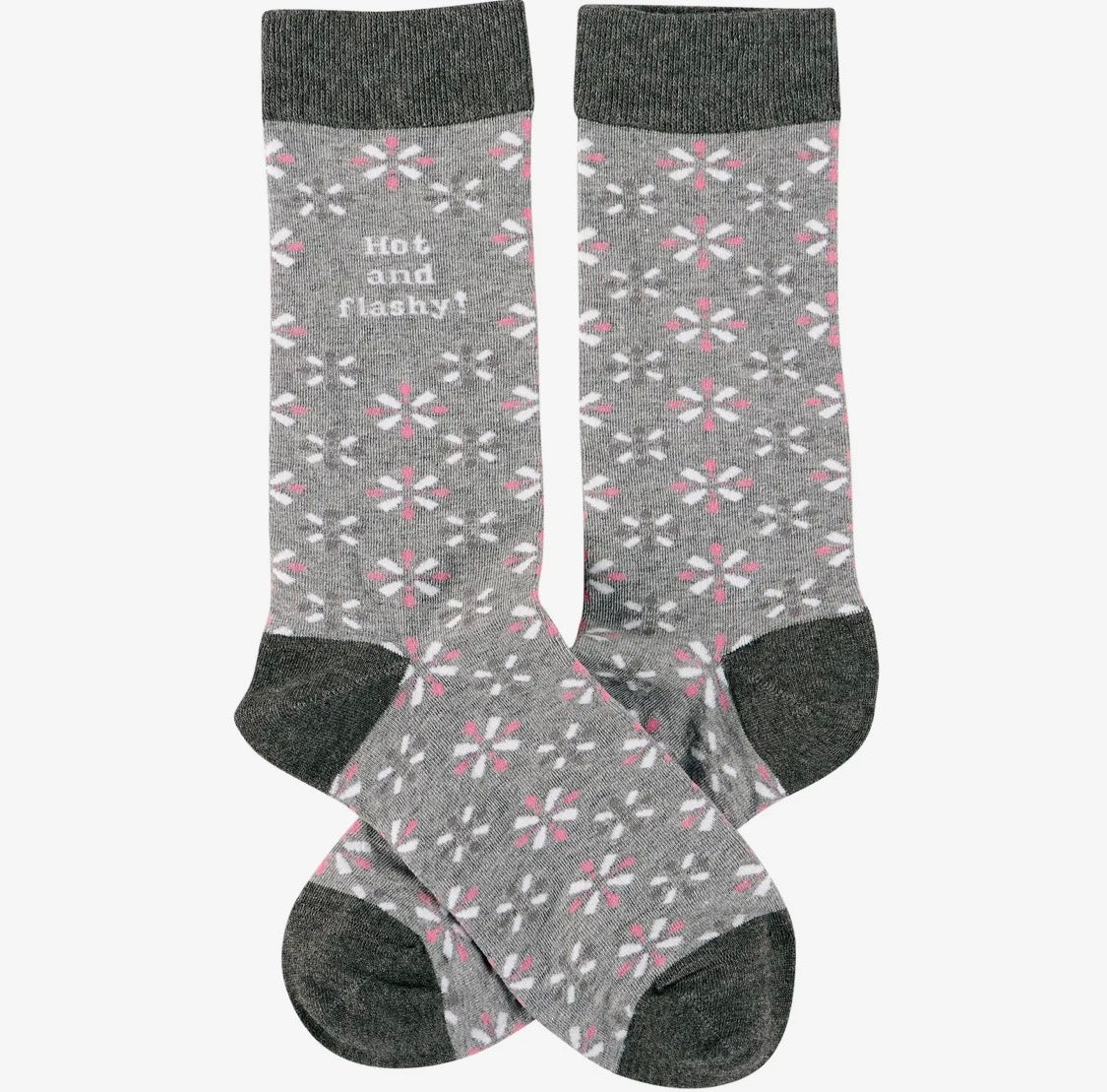 High and flashy socks