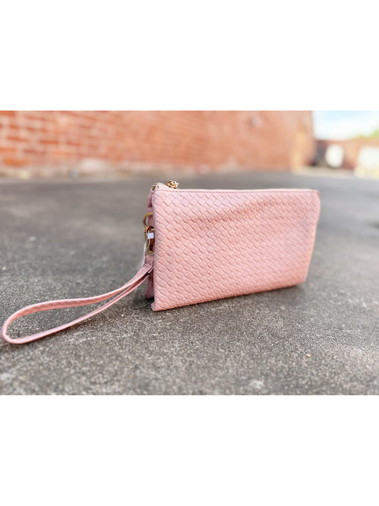 Pale Pink Perfection Wristlet Clutch