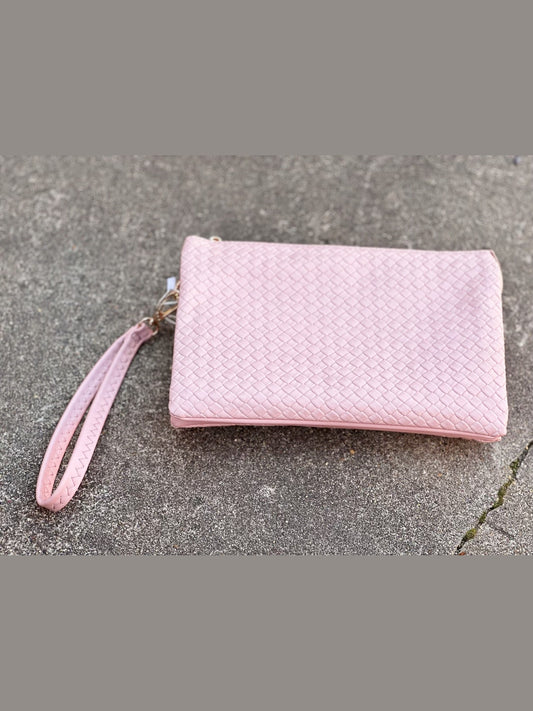 Pale Pink Perfection Wristlet Clutch