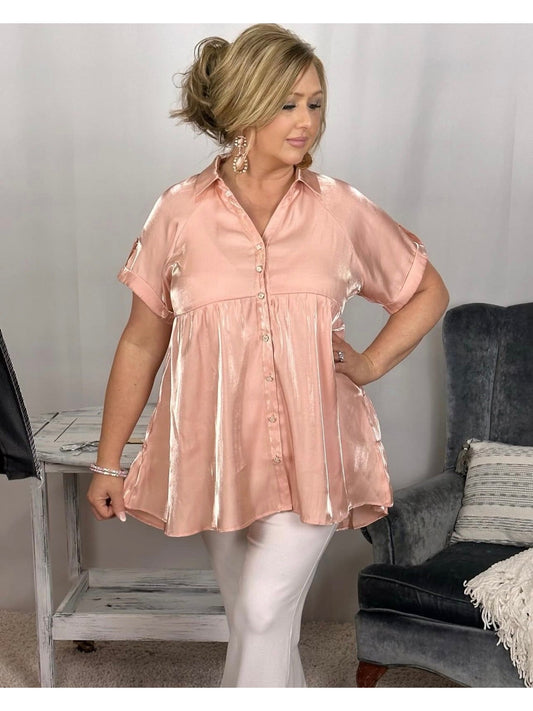 Rosewater Drape Top
