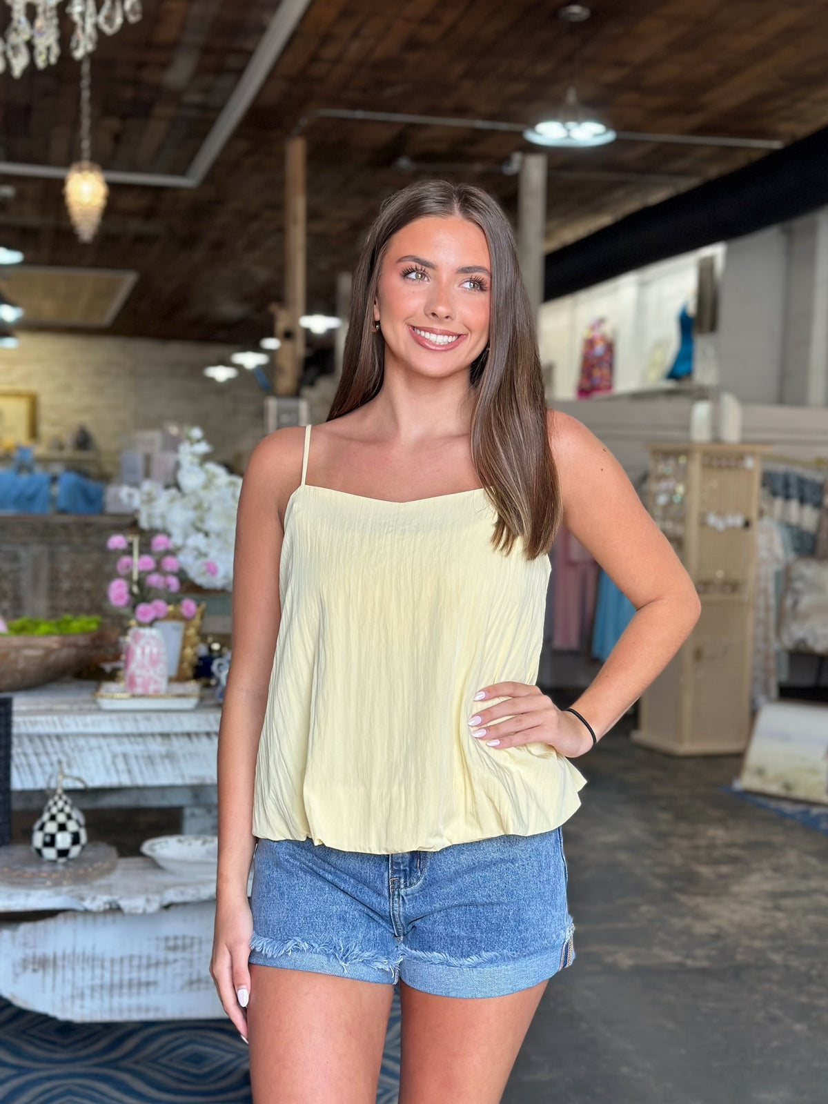 Pale Banana Cami Top