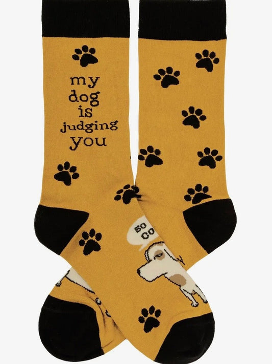 My Dog Is Judging You Socks