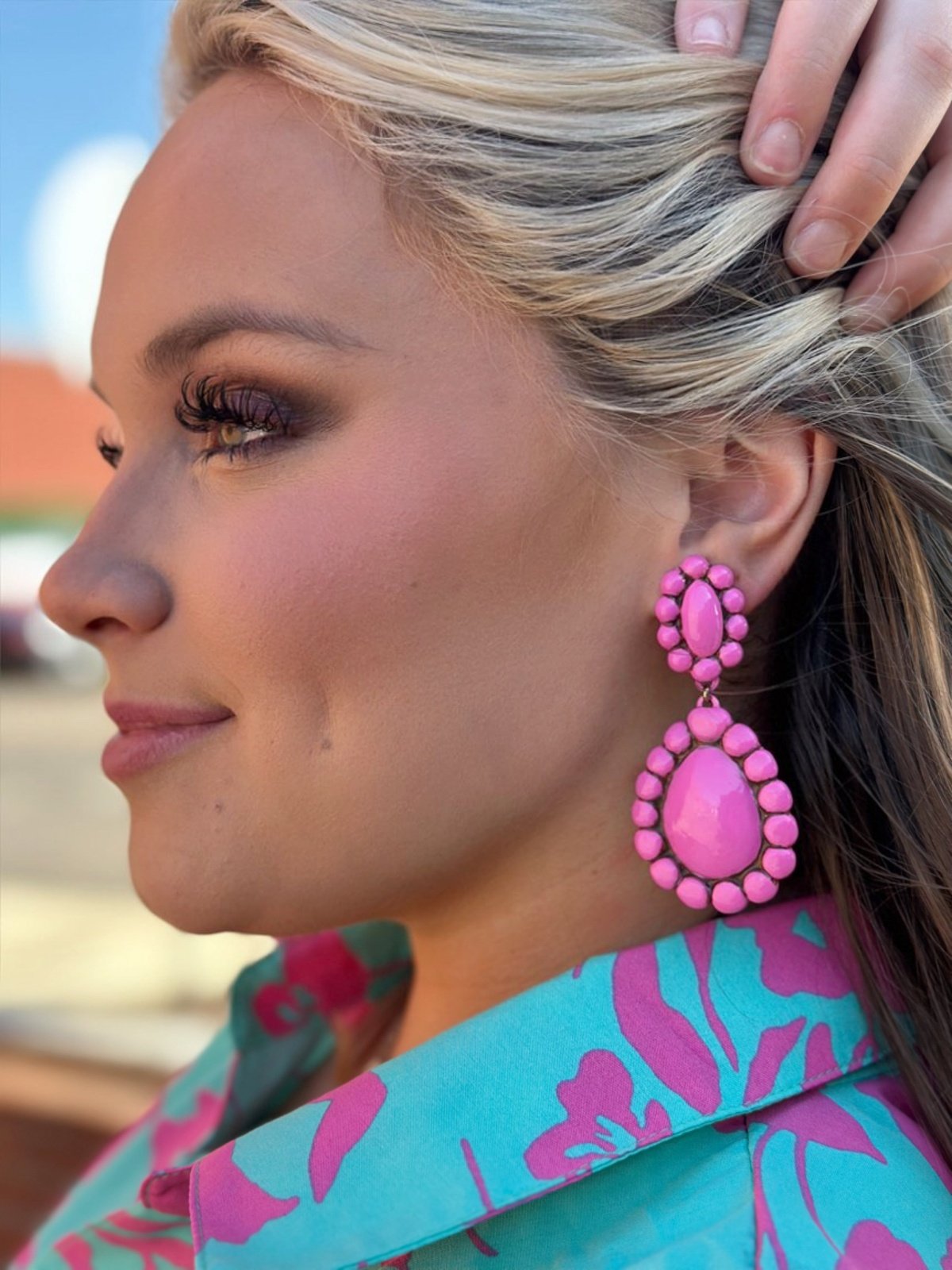 Signature Pink Earrings