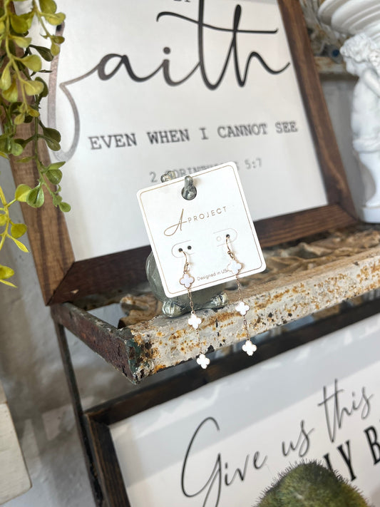 Clover Dangle Earrings