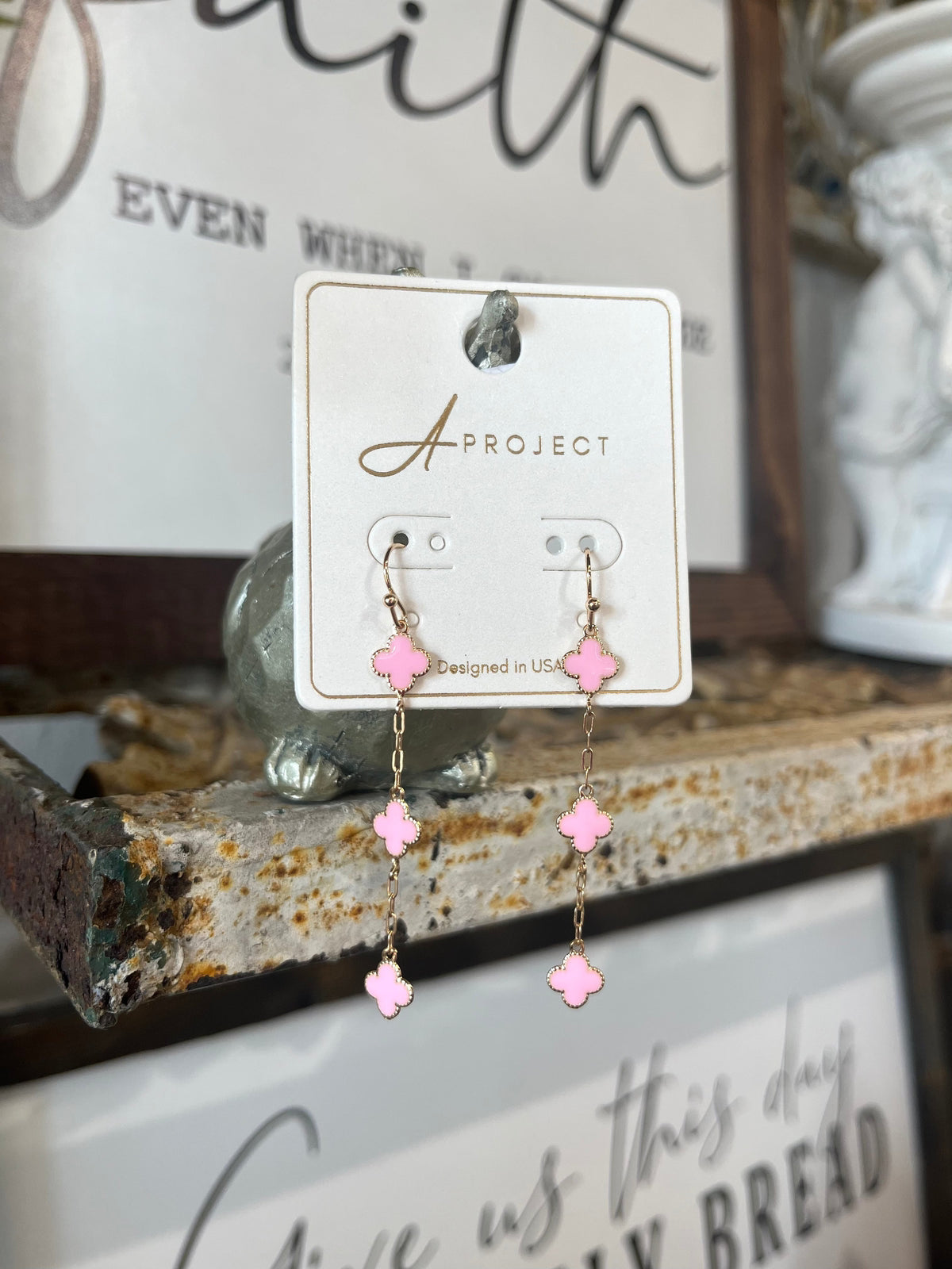 Clover Dangle Earrings