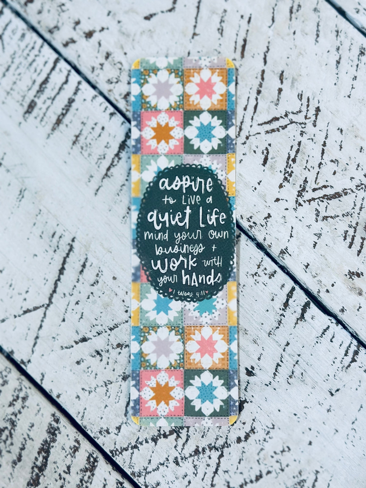 Aspire To Live Bible Bookmark