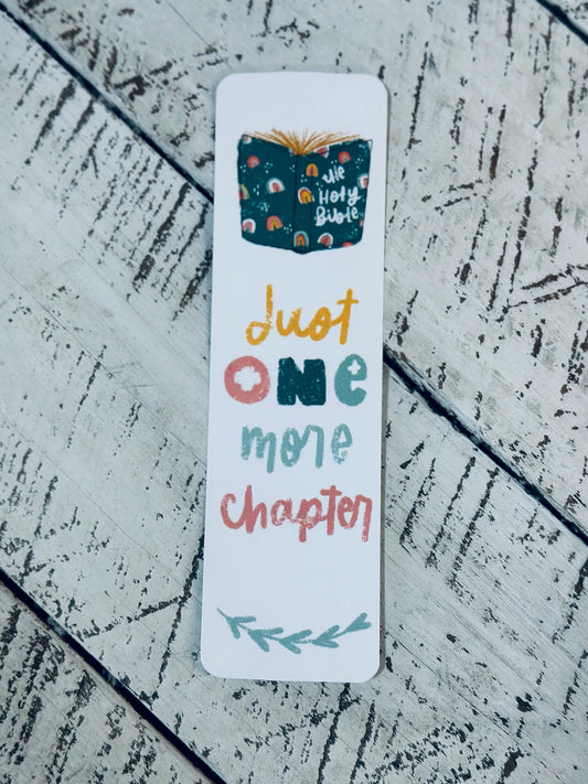 Just One More Chapter Bible Bookmark