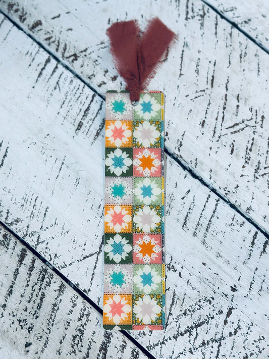 Patchwork Bookmark With Tassel