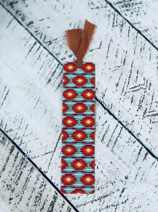 Aztec Print Bible Bookmark With Tassel