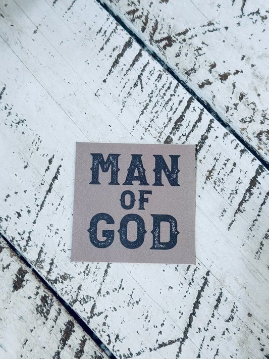 Man Of God Bible Sticker