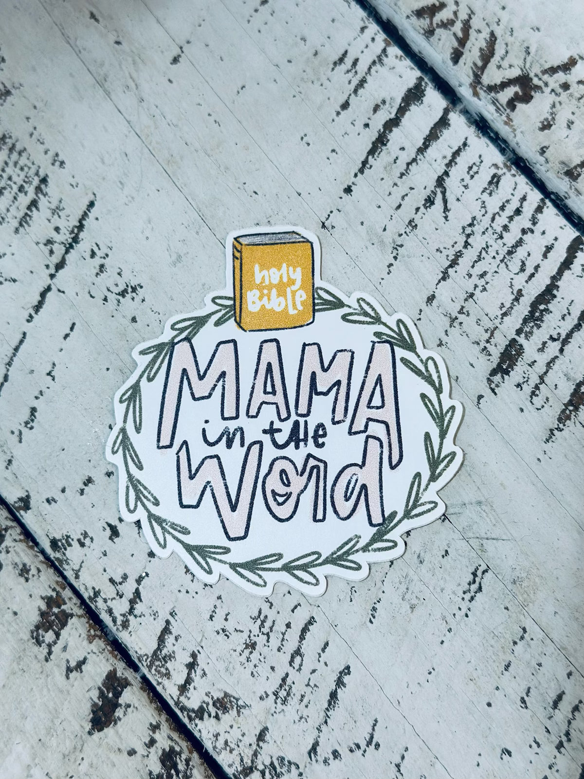 Mama In The Word Bible Sticker