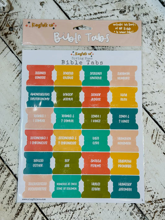 Spring Hues Bible Tabs