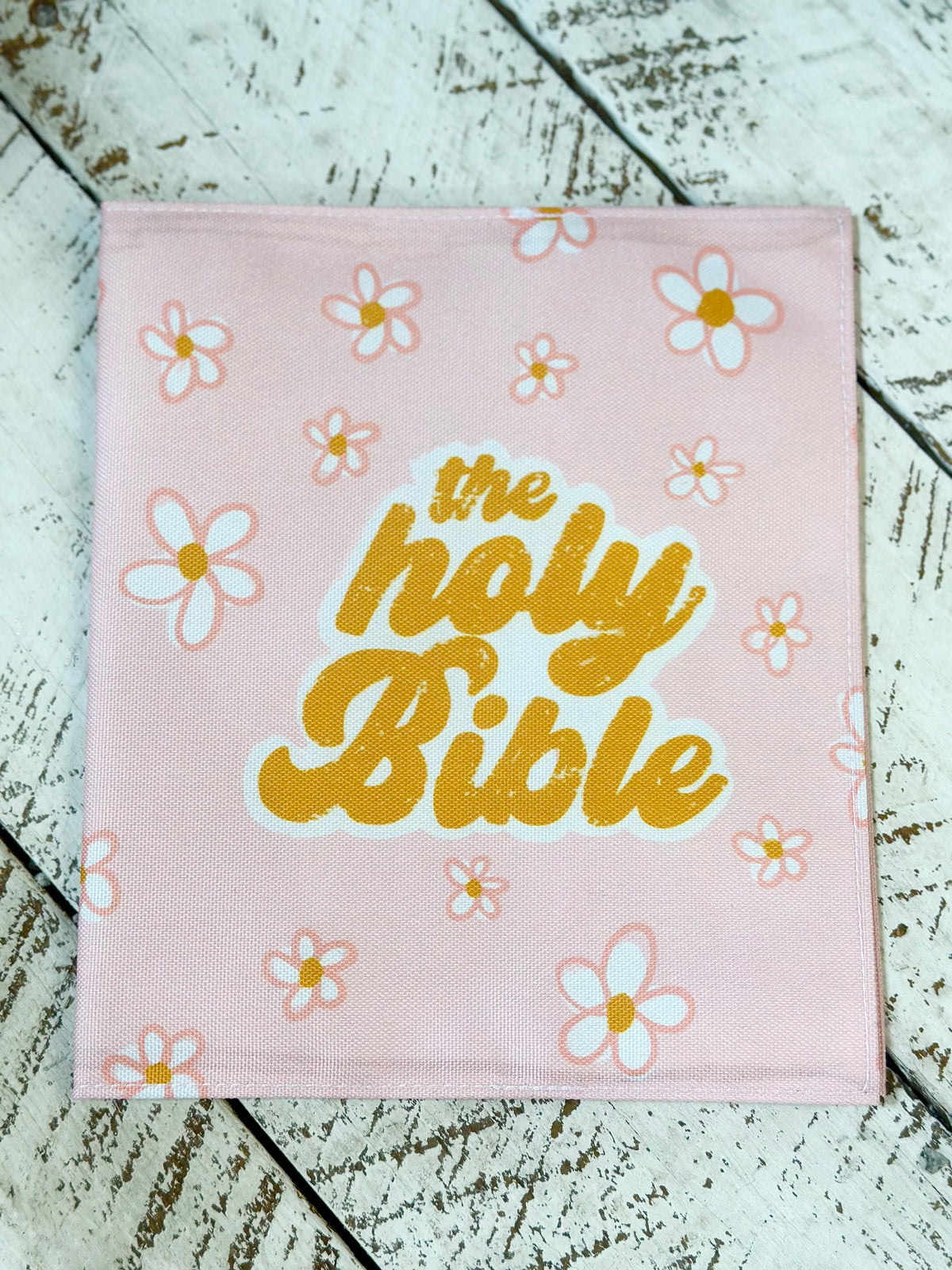 The Holy Bible Floral Slip Cover