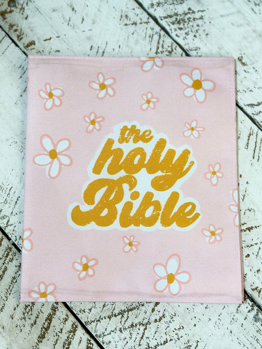 The Holy Bible Floral Slip Cover