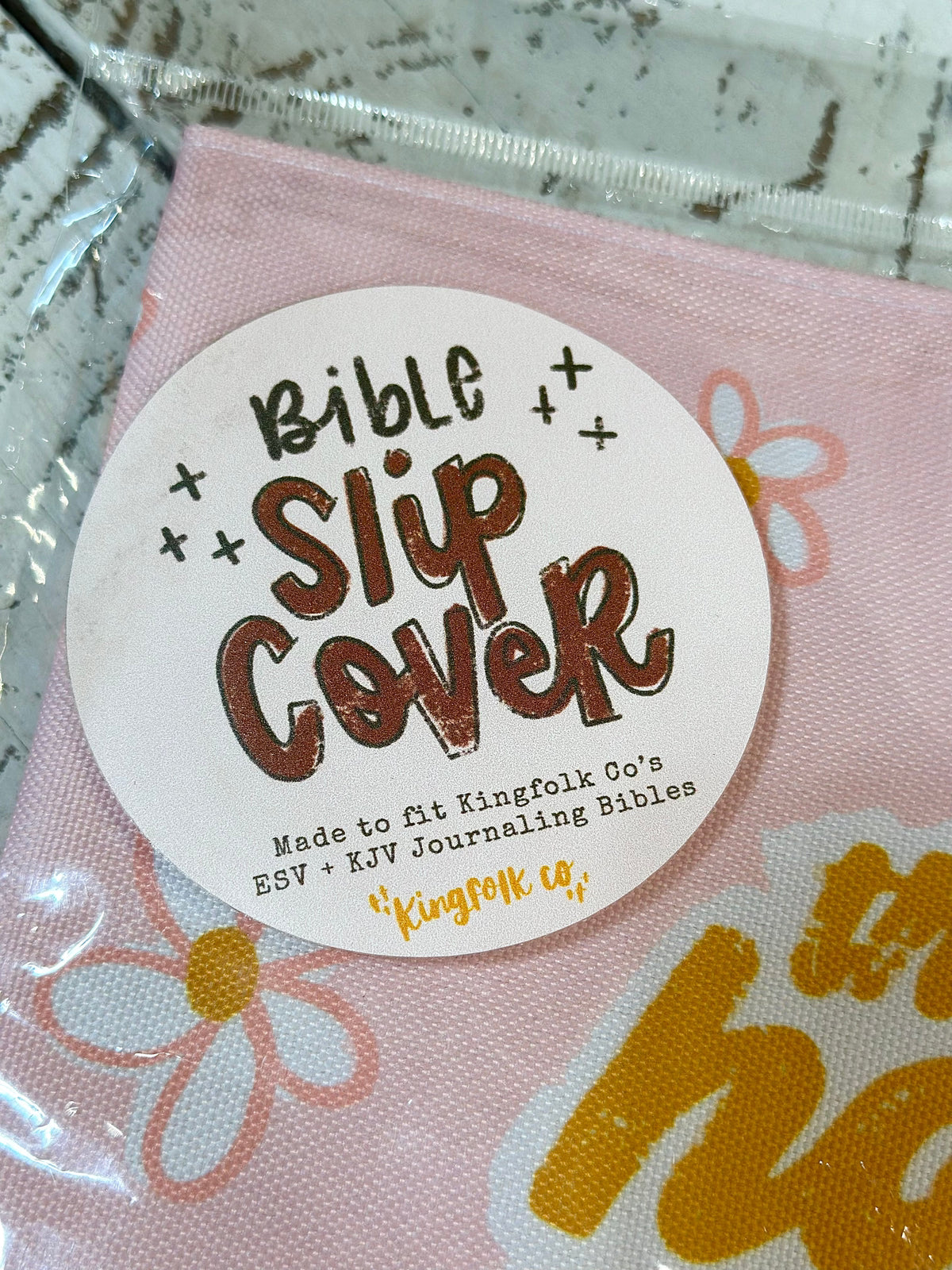 The Holy Bible Floral Slip Cover