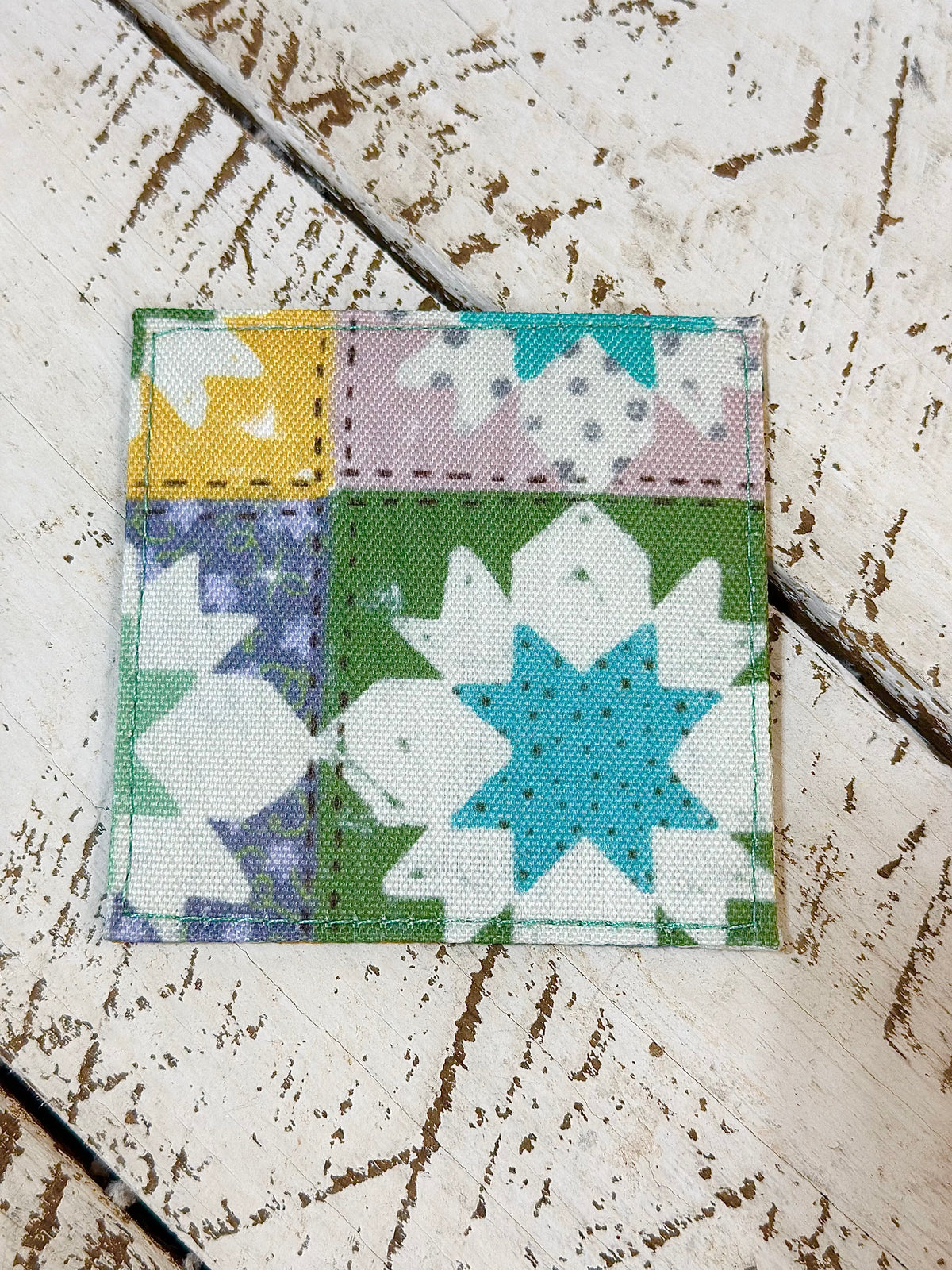 Patchwork Corner Bookmark