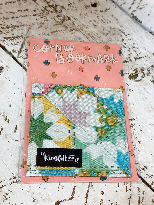 Patchwork Corner Bookmark