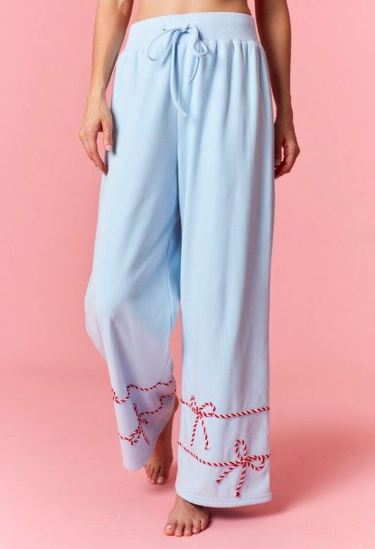 Twist Bow Sweatpants