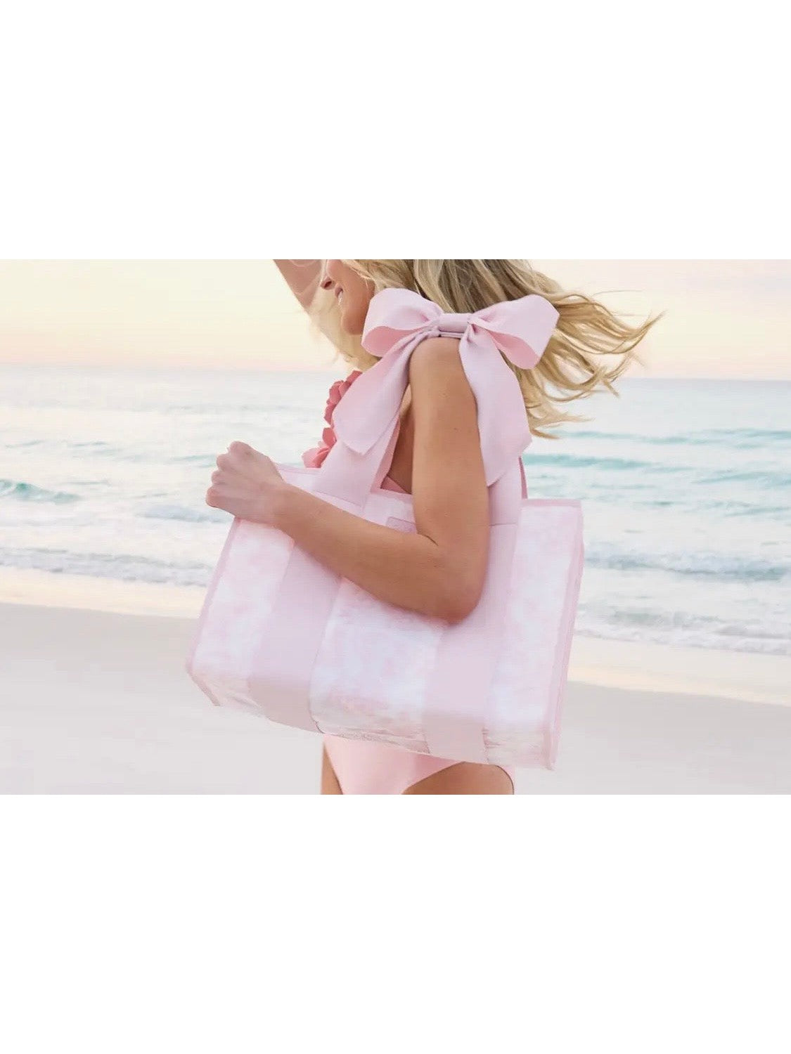 Case-Mate Afternoon Rosé Bow Jelly Tote Bag