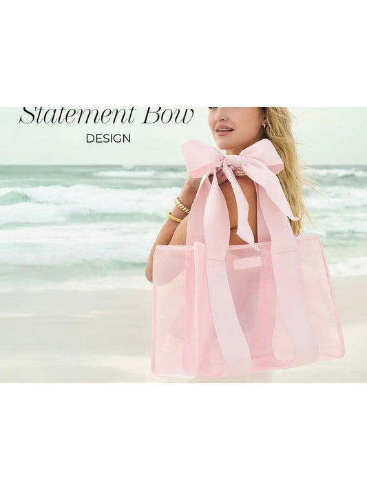 Case-Mate Ballet Pink Bow Jelly Tote Bag