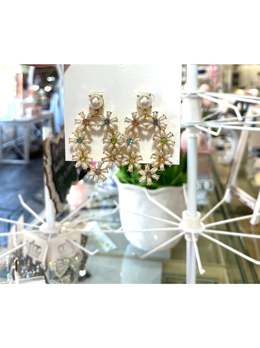 Field Of Pearl Earrings