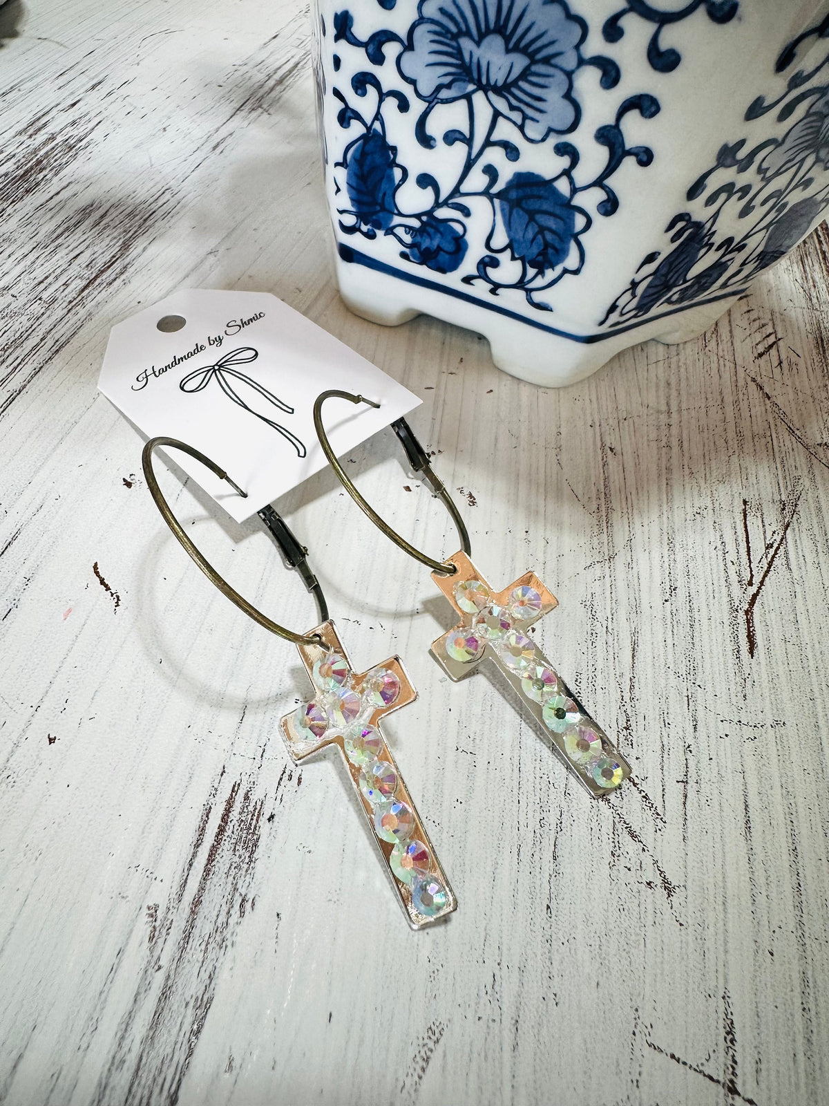 Shimmered In Faith Earrings