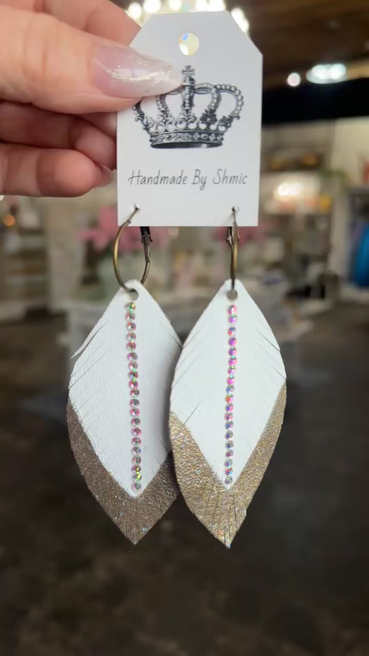 White Gold Shimmer Wings